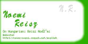 noemi reisz business card